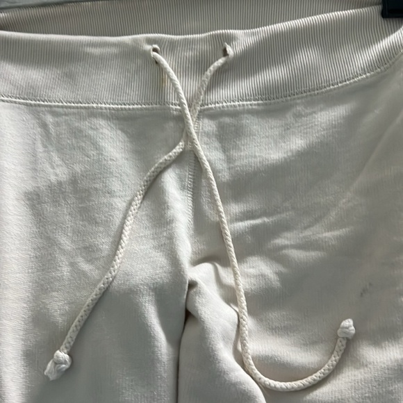 Lucky Brand cream embroidered sides sweatpant with XS - Picture 4 of 10